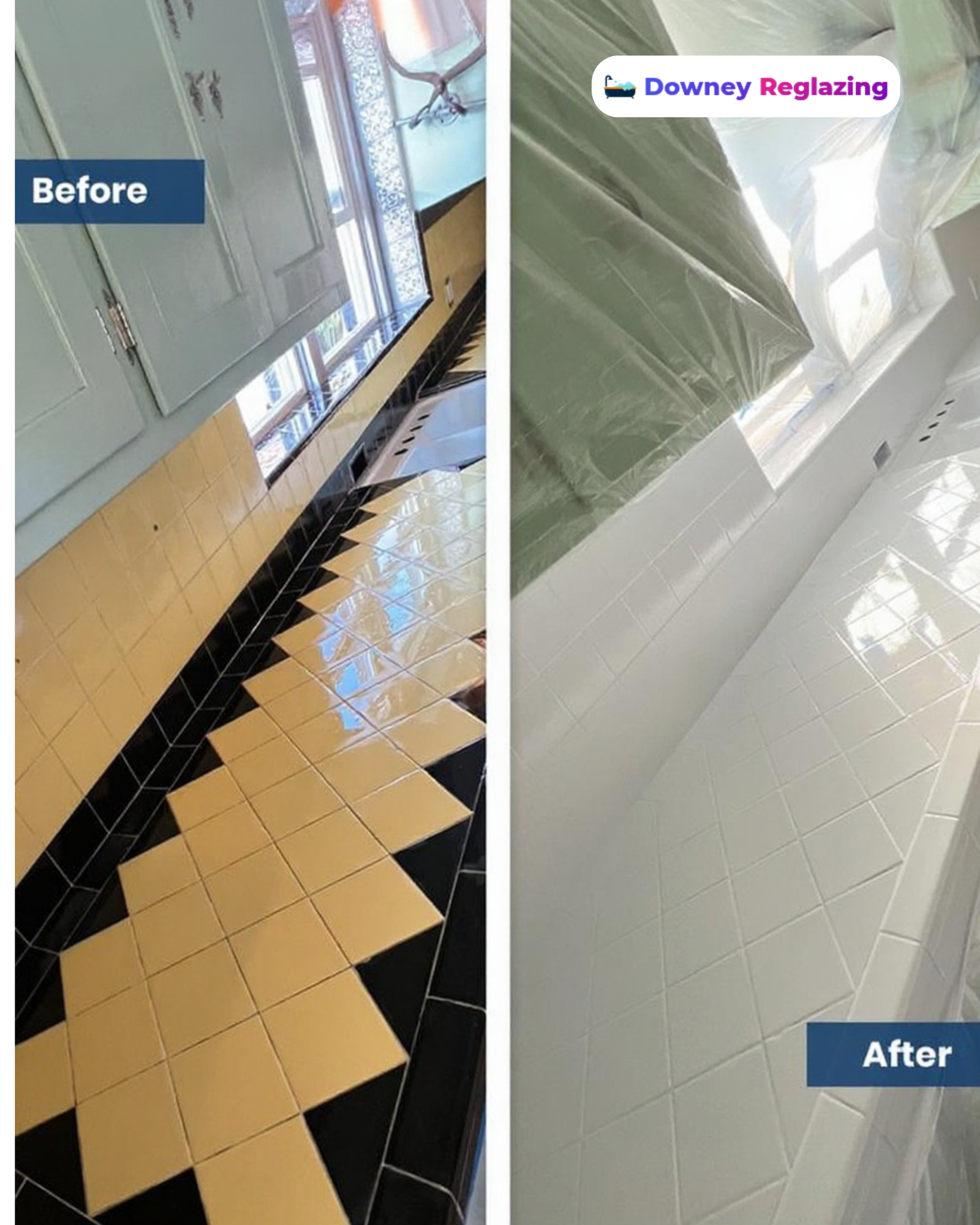 Bathroom renovation reglazing Downey California