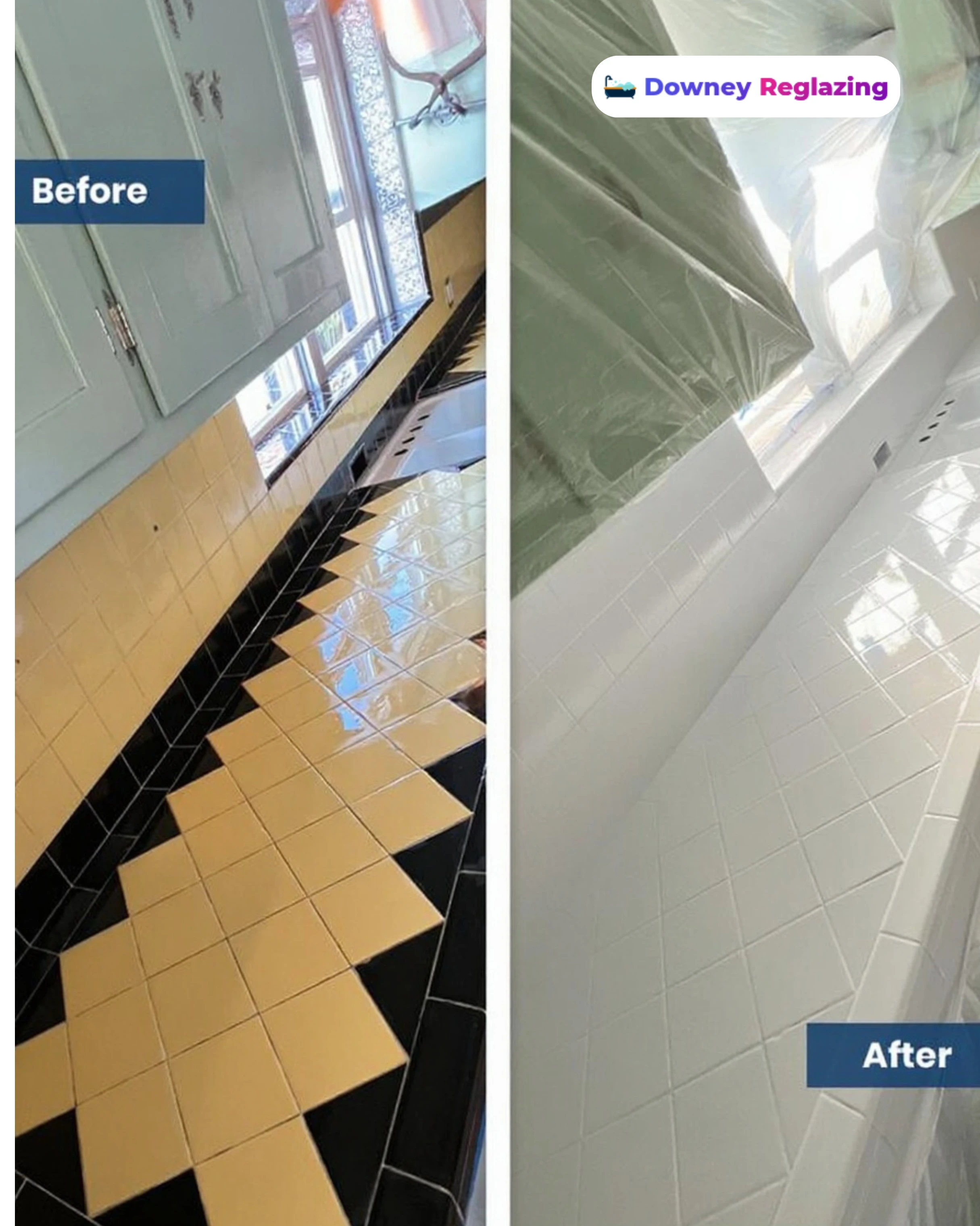 Bathroom renovation reglazing Downey California