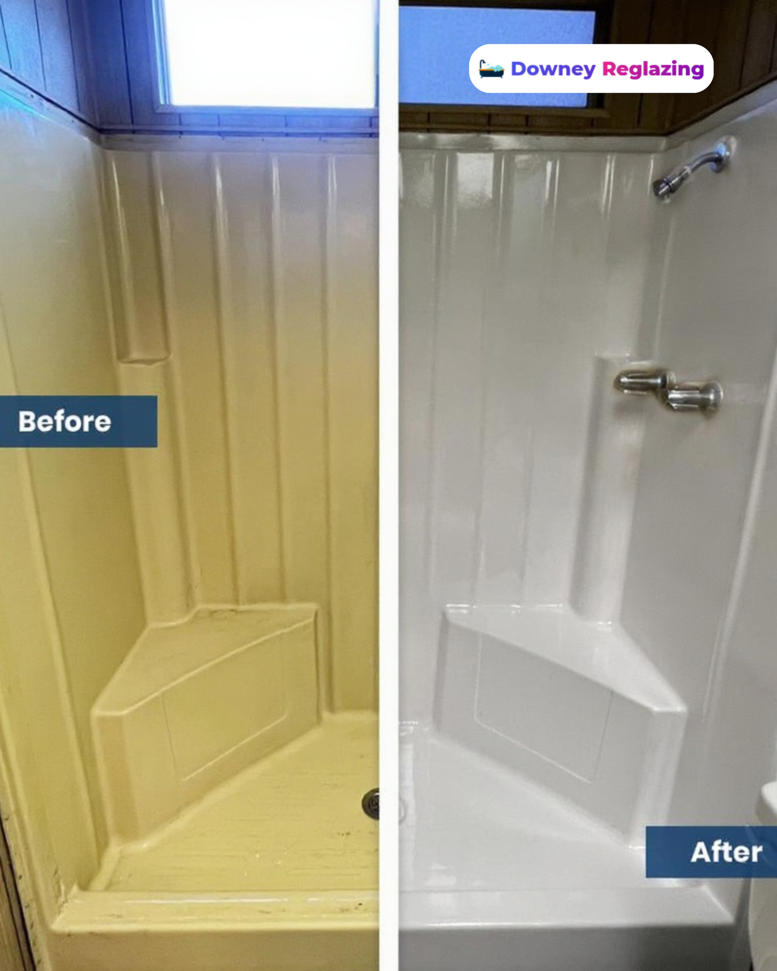 Tub reglazing transformation Downey CA