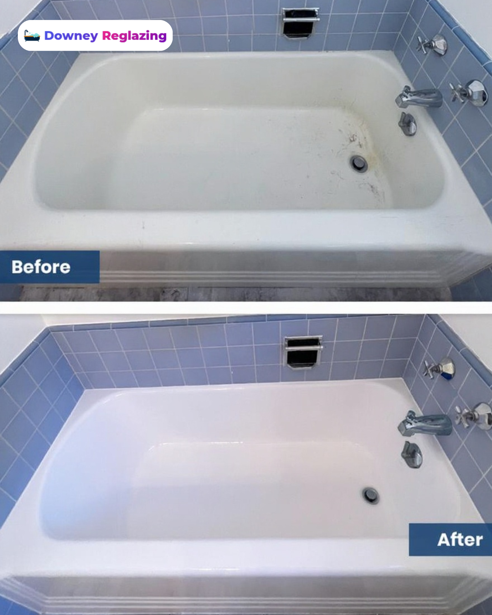 Tile reglazing service in Downey and Los Angeles County