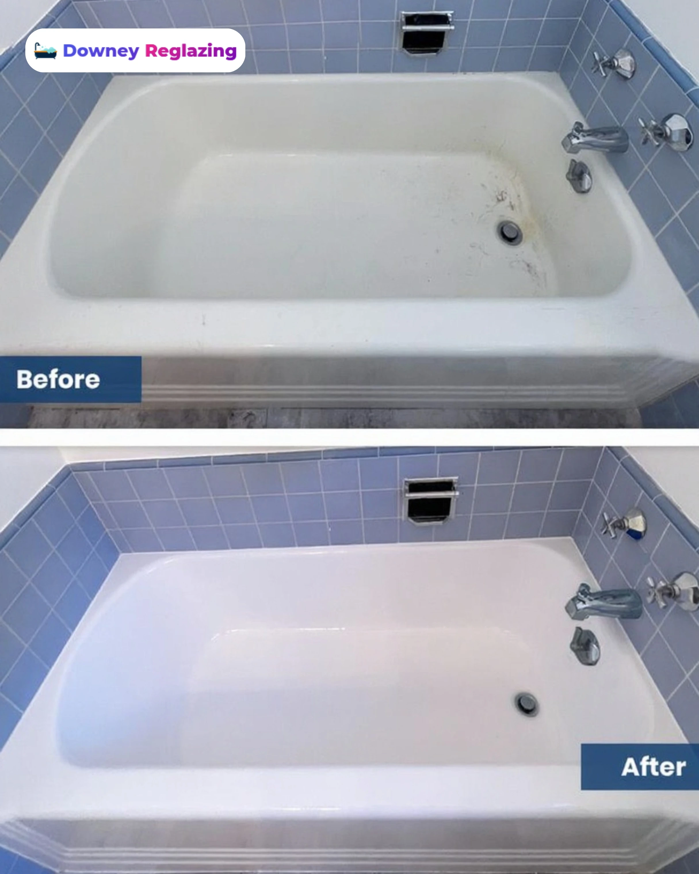 Tile reglazing service in Downey and Los Angeles County
